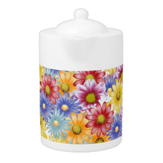 Medium Floral Teapot