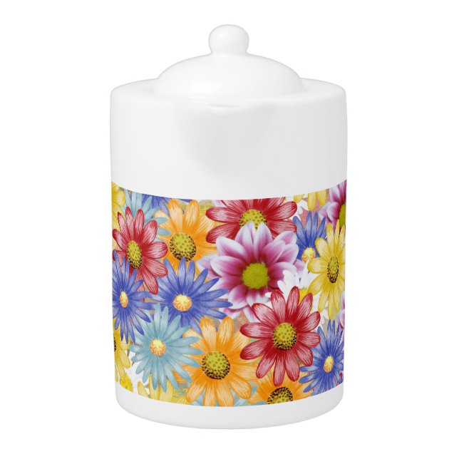 Medium Floral Teapot (Front)
