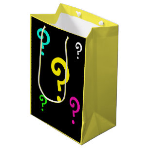 Medium Gift Bag Question Mark Reason