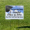 Medium Graduation Yard Sign, Blue Sky Banner