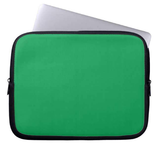 Medium Green Laptop Sleeve (Front)