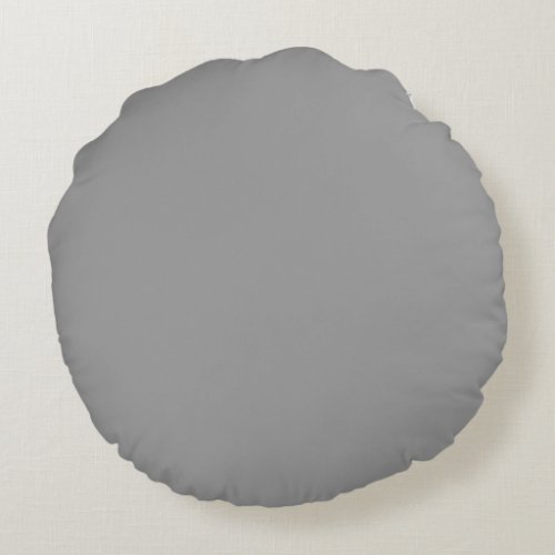 medium grey Solid plain color pillow