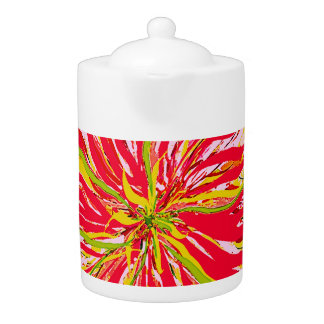 Medium Hibiscus Celebration Teapot