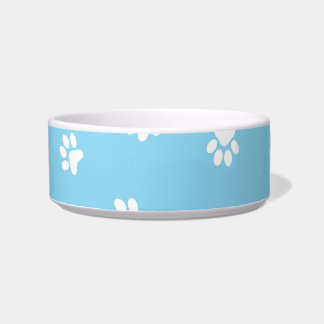 Medium Paw Print Pet Bowl