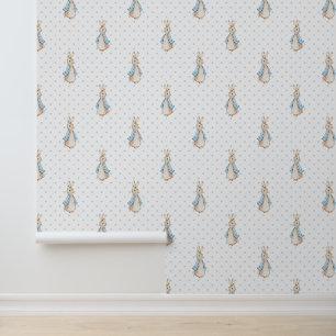Medium Peter the Rabbit Beatrix Polka Dot Wallpaper