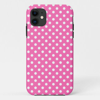 Medium Pink Fine Polka Dot iPhone 5 Case