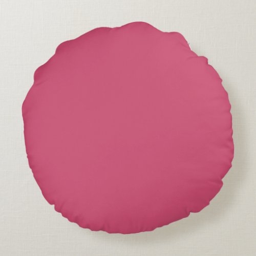 medium Pink rose  plain solid color pillow