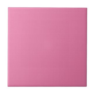 Medium Pink Solid Light Scratch Ceramic Tile