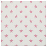 Medium Pink Stars (small scale) Fabric