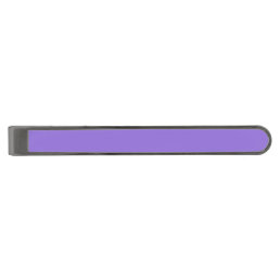 Medium Purple Gunmetal Finish Tie Bar