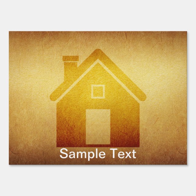 Medium Real Estate Home Yard Sign (Front)