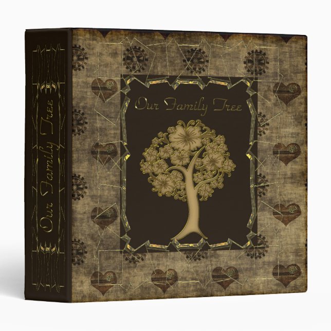Medium Size Family Tree Binder (Front/Spine)
