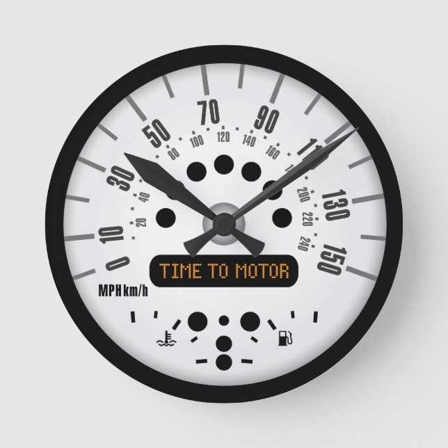 MEDIUM SIZE MINI WALL CLOCK! ROUND CLOCK (Front)