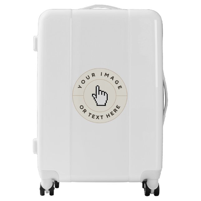 Medium Sized Luggage Suitcase (add image/text) (Front)