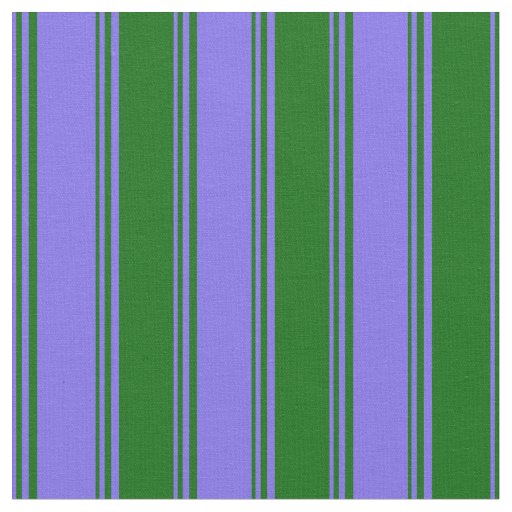 Medium Slate Blue and Dark Green Pattern Fabric