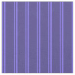 [ Thumbnail: Medium Slate Blue and Dark Slate Blue Pattern Fabric ]