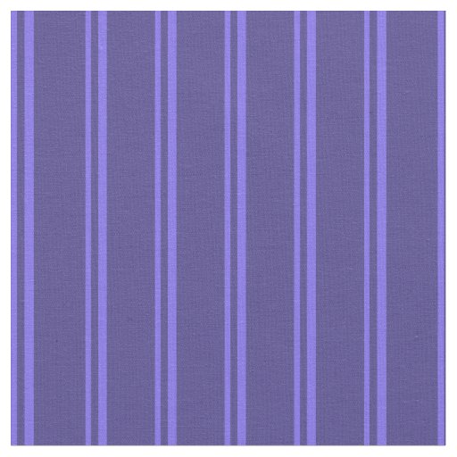 Medium Slate Blue and Dark Slate Blue Pattern Fabric