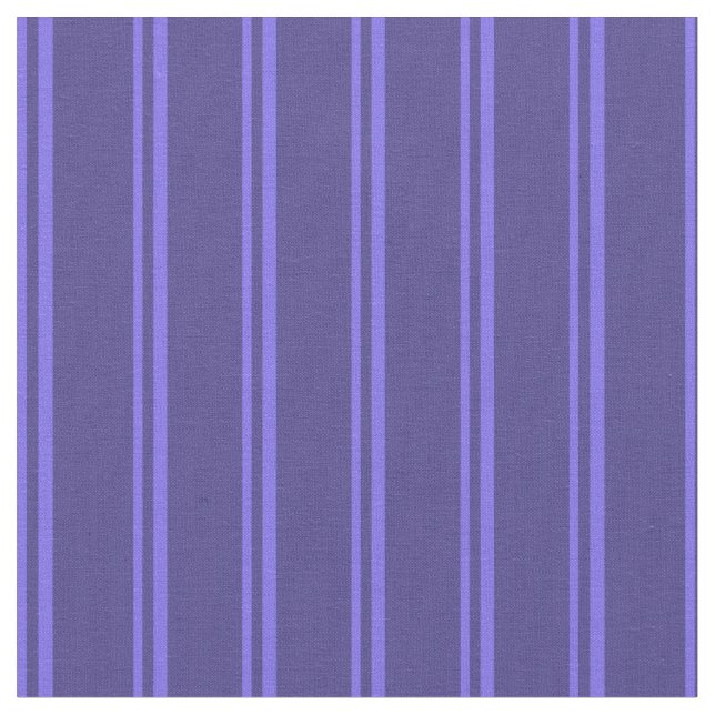 Medium Slate Blue and Dark Slate Blue Pattern Fabric (Close Up)