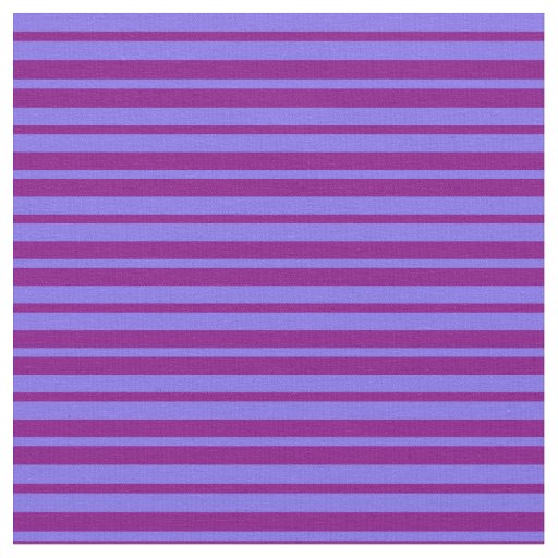 Medium Slate Blue and Purple Lined Pattern Fabric