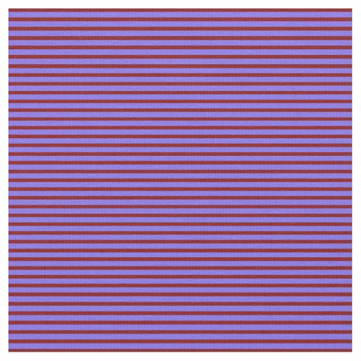 Medium Slate Blue & Maroon Lines/Stripes Pattern Fabric