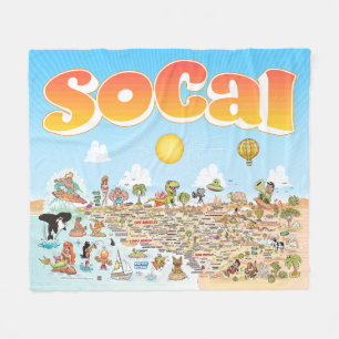 Medium SoCal Fleece Blanket