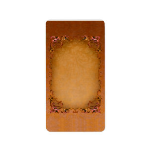 Medium Summer Brocade Apothecary Label