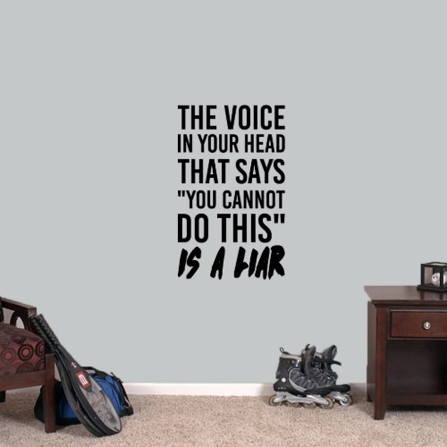 Medium The Voice In Your Head Wall Decal