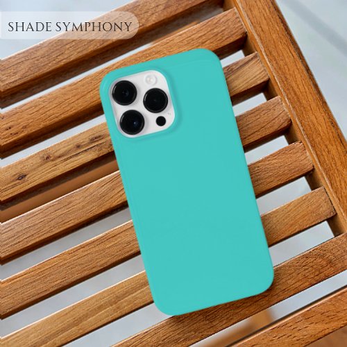 Medium Turquoise One of Best Solid Blue Shades For Case_Mate iPhone 14 Pro Max Case