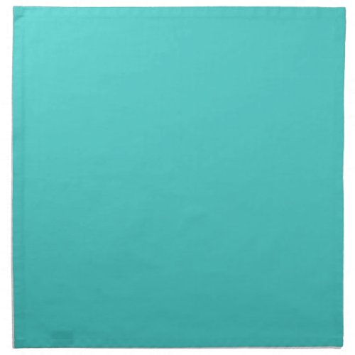 Medium Turquoise Solid Color Cloth Napkin