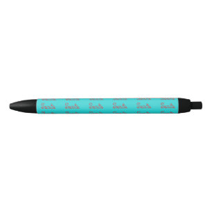 Medium Turquoise Solid Color  Pen