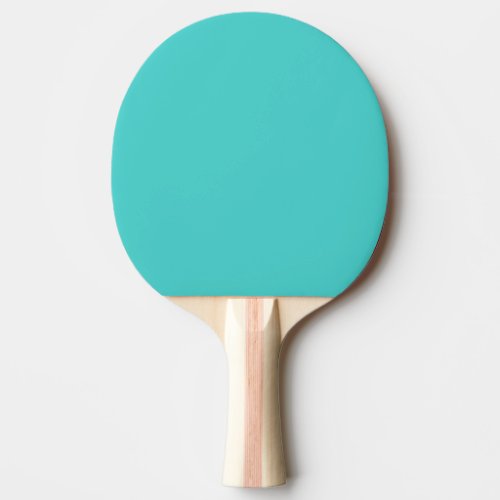 Medium Turquoise Solid Color Ping Pong Paddle