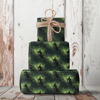 Medium Wicked Witch Silhouette Pattern