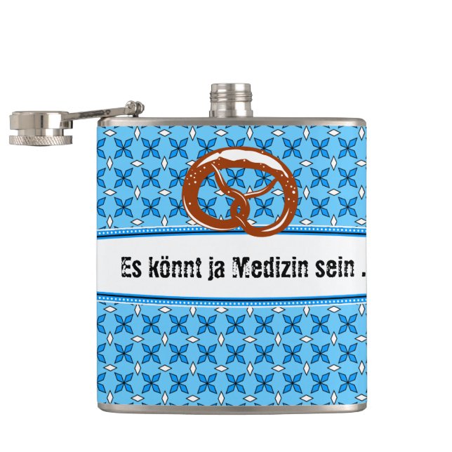 Medizin Flachmann Flask (Opened)