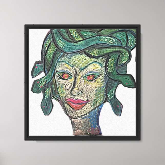 Medusa 1 canvas print (Front)