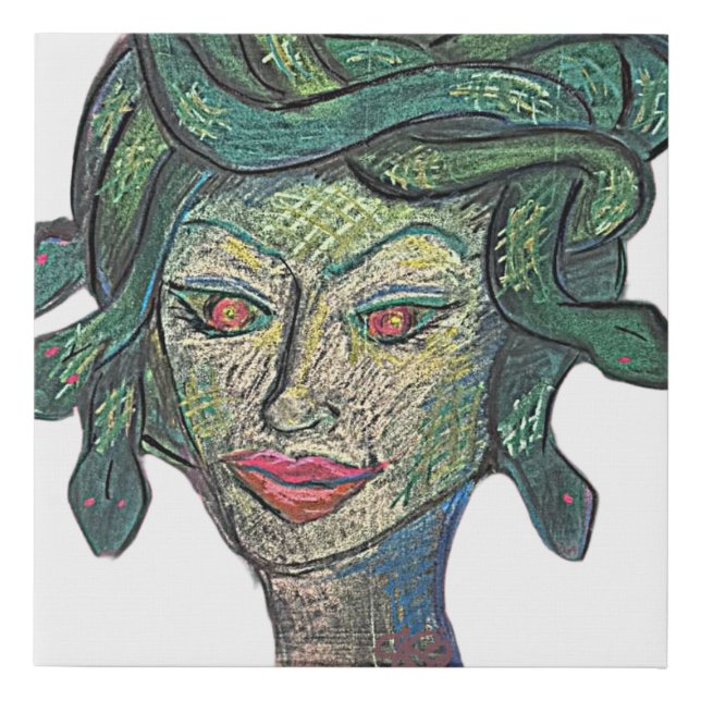 Medusa 1 faux canvas print (Front)