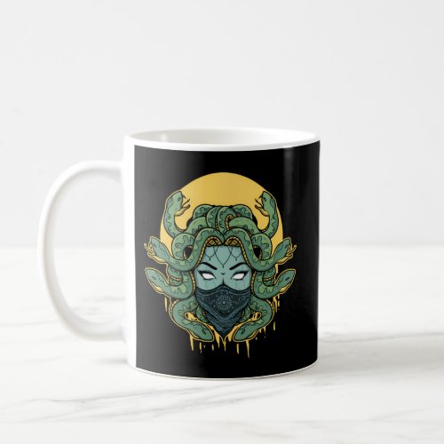 Medusa Abstract Snakes Greek Mythology Gangster Coffee Mug
