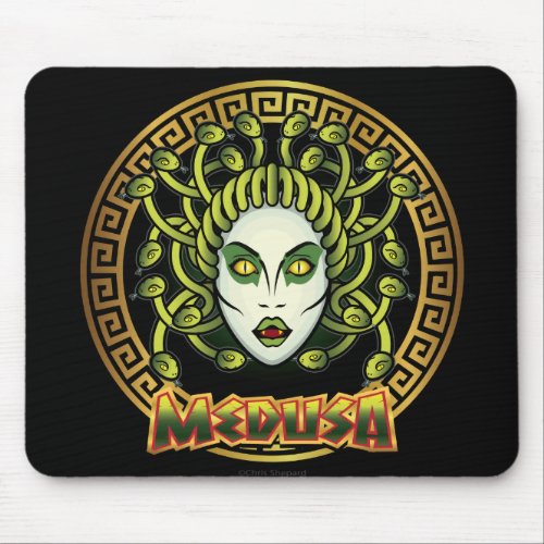 MEDUSA Ancient Gorgon Greek Mythology Halloween Mouse Pad