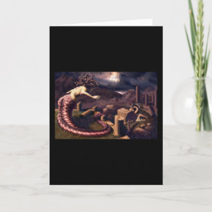 Medusa and Perseus Epic Battle Mythology Card