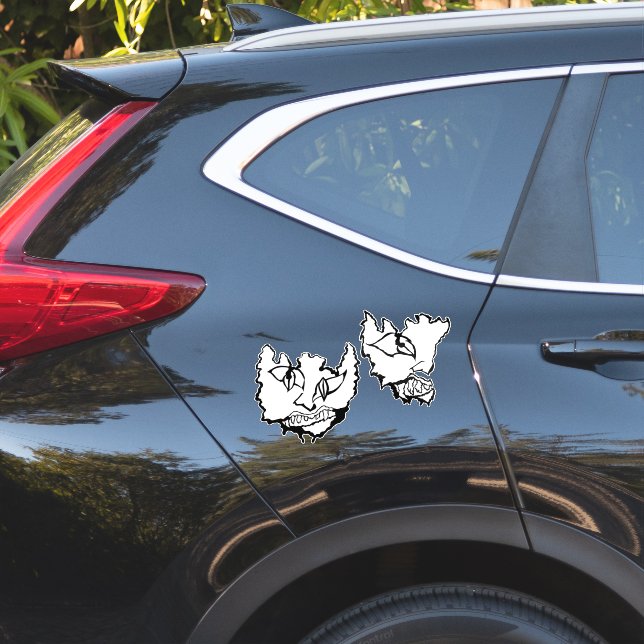 Medusa awaynowe Horror 11MMHeads DoubleHeaded 2025 Sticker (Car Side)