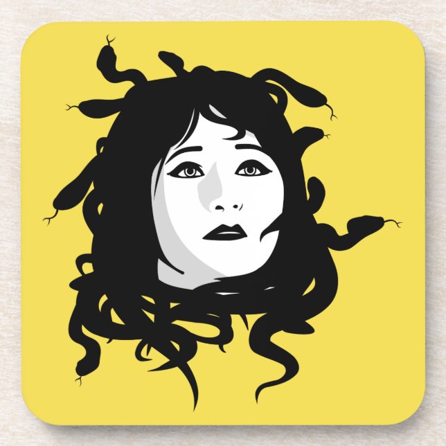 Medusa Beverage Coaster (Front)