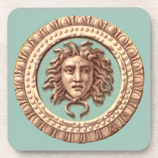 Medusa Beverage Coaster (Front)