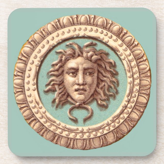 Medusa Beverage Coaster (Front)