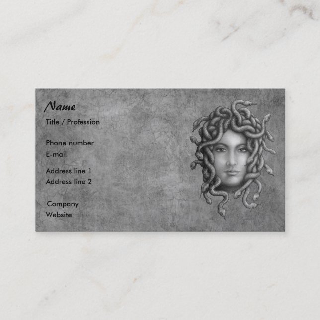 Medusa Business Card (Front)