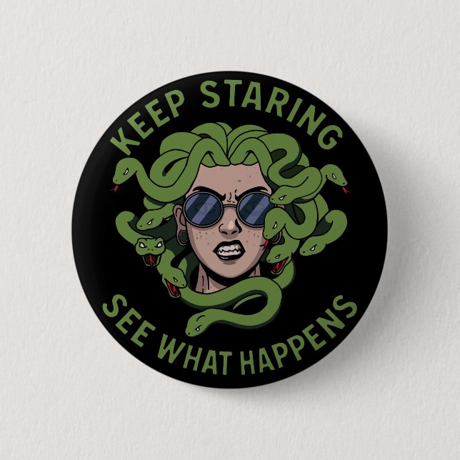 Medusa Button (Front)