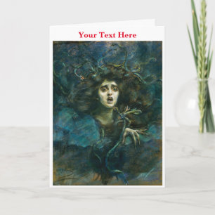Medusa by Alice Pike Barney Letterpress Thank You Card