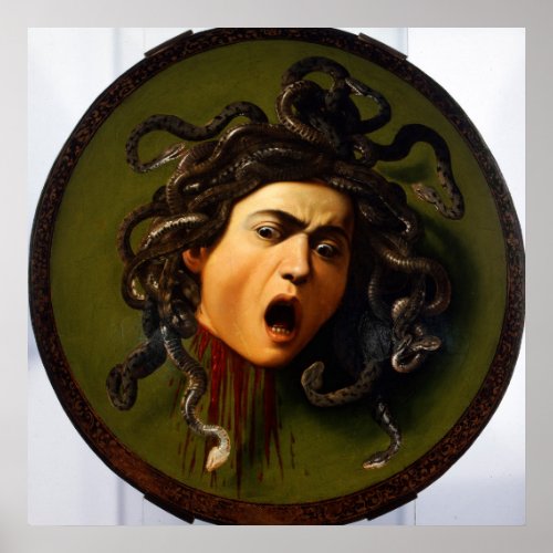 Medusa by Caravaggio _ Poster