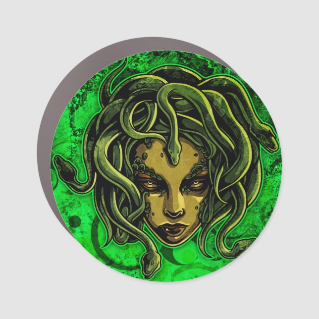Medusa Car Magnet (Front)