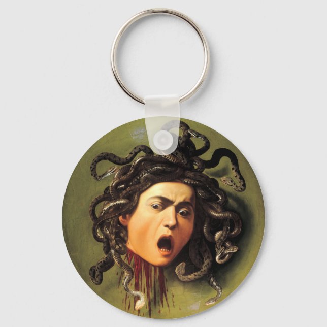 Medusa, Caravaggio Keychain (Front)