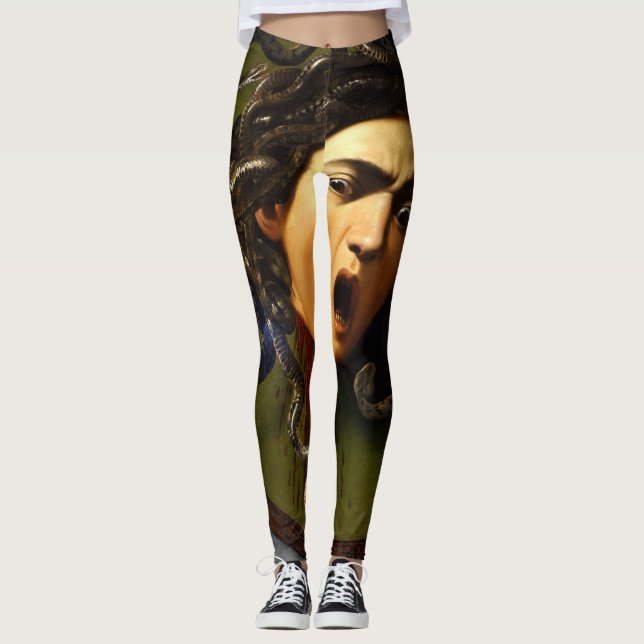 Medusa (Caravaggio) Leggings (Front)