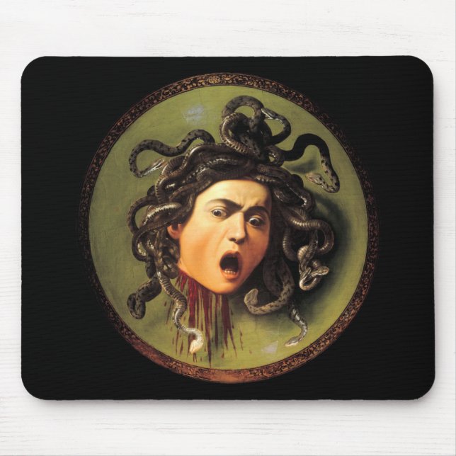 Medusa, Caravaggio Mouse Pad (Front)